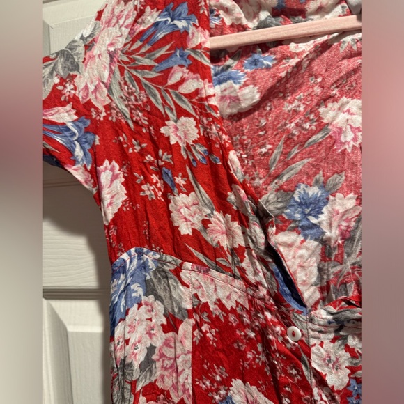 Auguste red day dress - Picture 3 of 3